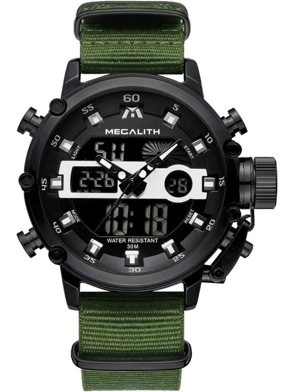 Waterproof Digital Military Sport Watch for Men - Tactical Multifunction LED